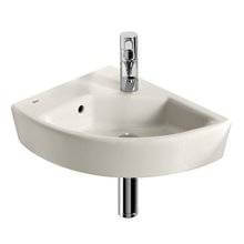 Lavabo mural edelweiss Hall 35x43cm izda Roca