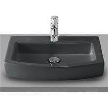Lavabo sobrencimera con orificio graphit Hall Roca
