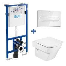 Pack inodoro suspendido HALL DUPLO ROCA