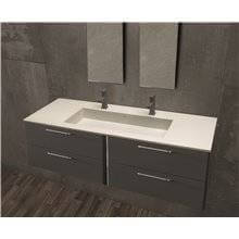 Lavabo encimera grande a medida HYDRA XL Resigres