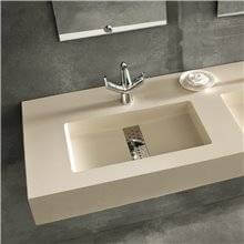 Lavabo encimera con faldón SENDA Resigres