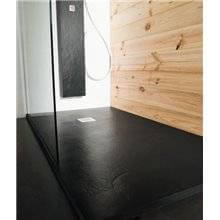 Plato de ducha Natural Pizarra Negra b10