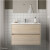 Mueble 81cm Roble Caledonia de 2 cajones Noja Salgar