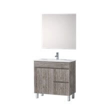Mueble con lavabo 60 Roble Smoky Ísquia TEGLER