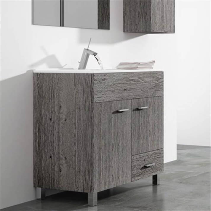 Mueble con lavabo 60 Roble Smoky Samos TEGLER
