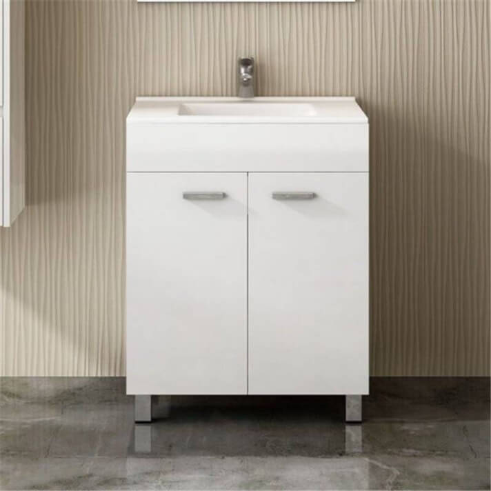 Mueble con lavabo Blanco brillo ECO TEGLER