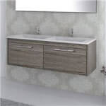 Mueble con lavabo Roble Smoky Florencia TEGLER