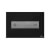 Placa pulsadora Oceanía neu vidrio INOX negro OLI