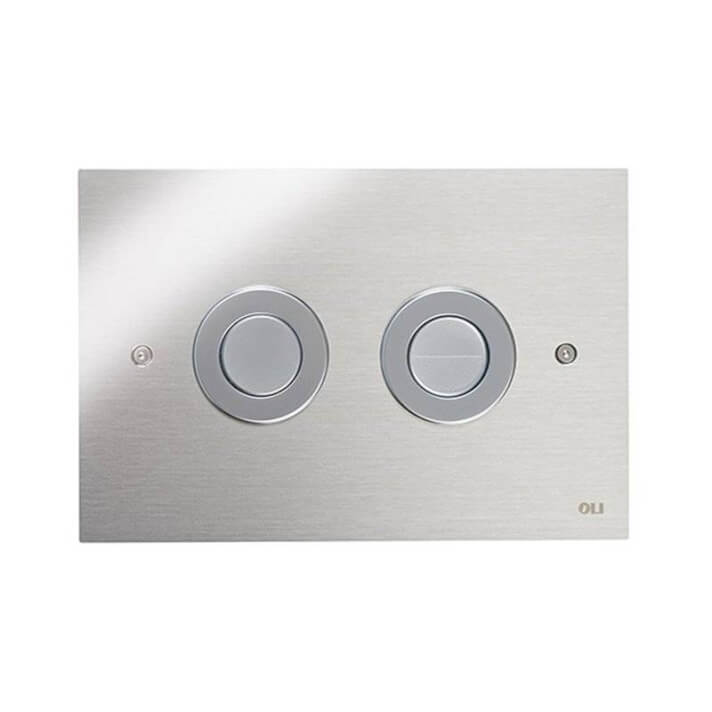 Placa pulsadora Trend cromo brillo OLI