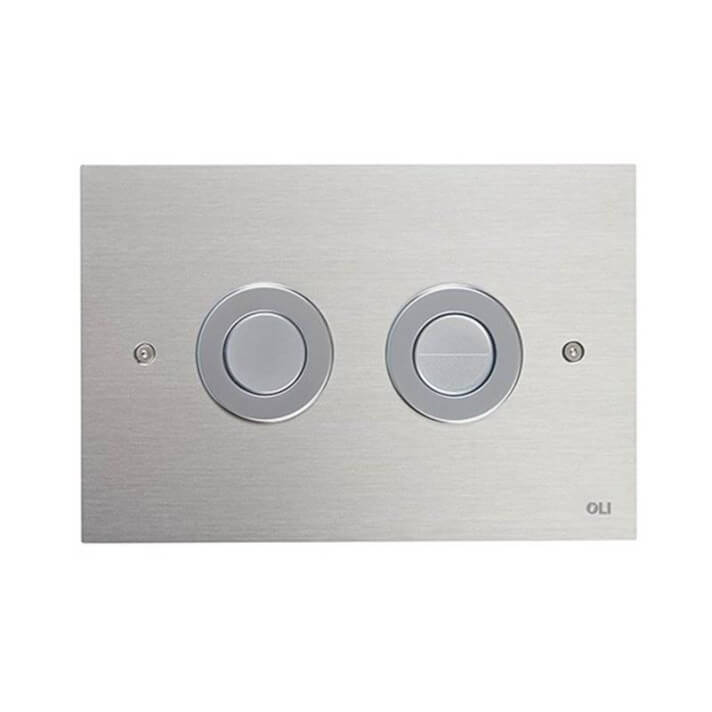 Placa pulsadora Trend cromo mate OLI