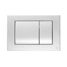 Placa pulsadora Metal Dual cromo mate OLI
