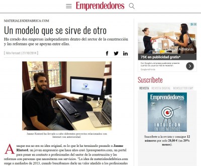 Emprendedores