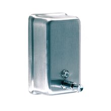 Dispensador jabón vertical satinado Mediclinics