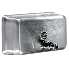 Dispensador jabón satinado horizontal Mediclinics