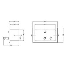 Dispensador jabón 1,4L empotrado Mediclinics