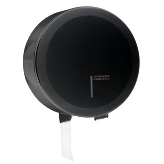 Portarrollos antigiro 23cm negro Mediclinics