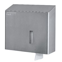 Portarrollos bobina antigiro 33cm gris Mediclinics