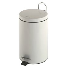Papelera circular pedal 3L blanco Mediclinics