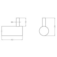Percha acero satinado Medinox Mediclinics