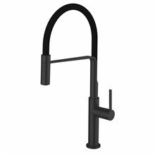 Grifo de fregadero Chef Slim Negro-Cromo