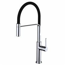 Grifo de fregadero Chef Slim Negro-Cromo