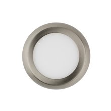 Plafón LED de techo redondo Ø12x4cm 6W plateado