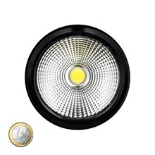 Plafón LED de techo redondo Ø11x6cm 12W negro