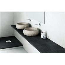 Encimera de baño TEXTURA MADERA NUDESPOL