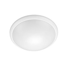 Plafón LED detector presencia IP44 Ø30x11cm blanco