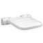 Asiento abatible acero nylon vinilo Mediclinics