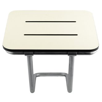 Asiento apoyo a pared l&aacute;minas fen&oacute;licas Mediclinics