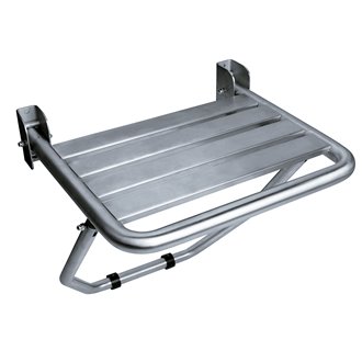 Asiento abatible con apoyo satinado Mediclinics
