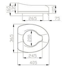 Asiento elevador sin tapa para inodoro Mediclinics