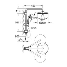 Columna de ducha Grohe Euphoria System 260