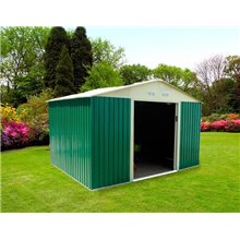 Caseta metálica 7,74m² Bristol verde Gardiun