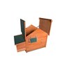 Gallinero de madera y metal Ohio Gardiun