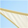 Toldo vela tri&aacute;ngulo 3x3x3m crema Outsunny