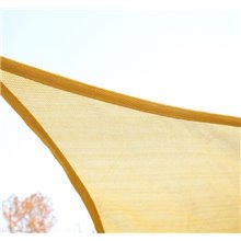 Toldo vela triángulo 4x4x4m arena Outsunny