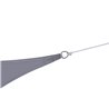 Toldo vela tri&aacute;ngulo 6x6x6m gris Outsunny