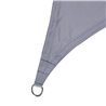 Toldo vela tri&aacute;ngulo 6x6x6m gris Outsunny