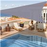 Toldo vela tri&aacute;ngulo 6x6x6m gris Outsunny