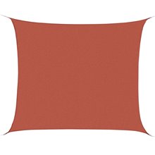 Toldo vela rectángulo 3x4m óxido rojo Outsunny