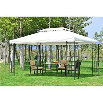 P&eacute;rgola 3x4x2,65m crema Outsunny 