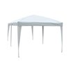 Carpa plegable 6x3x2,55m blanca Outsunny 