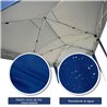 Pabell&oacute;n plegable 6x3x2,55m azul Outsunny 