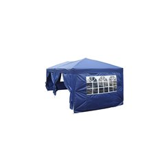 Pabellón plegable 6x3x2,55m azul Outsunny
