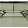 P&eacute;rgola 3x4x2,8m blanca Outsunny 