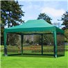 Carpa mosquitera 3x4,5x3,2m verde Outsunny 