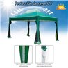 Carpa mosquitera 3x4,5x3,2m verde Outsunny 