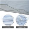 Carpa mosquitera 6x3x2,55m blanca Outsunny 